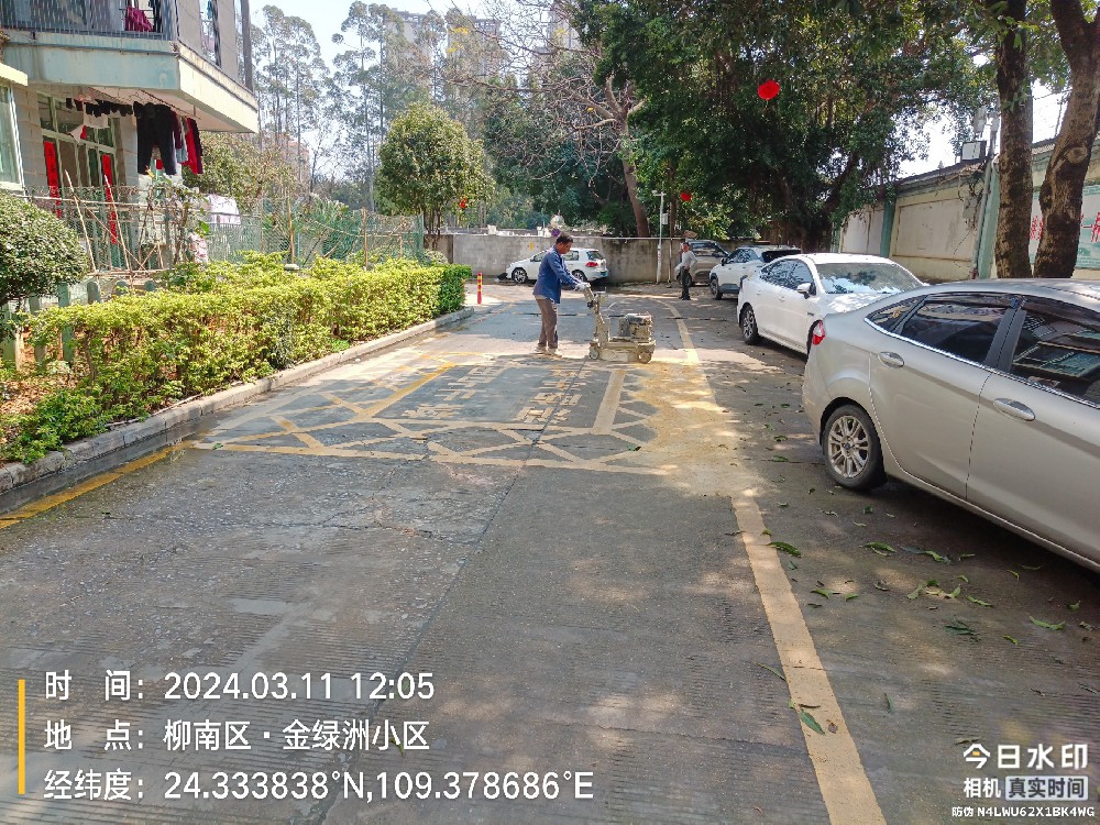 我公司施工队按时完成柳州小区除线工程