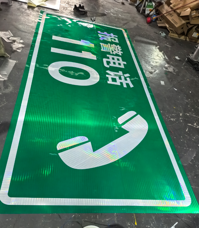 高速路报警电话标识更新项目高效交付